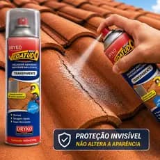 Spray Vedatudo Transparente Incolor 400ml Borracha Líquida Impermeabilizante Dryko