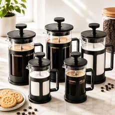 Kit Cafeteira Prensa Francesa Cremeira 600ml Cafeteria Barista Café Artesanal Gourmet Chá Leite