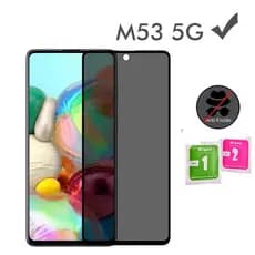 Película de Privacidade Vidro Temperado 3D Anti Spy Para Samsung M53 5G
