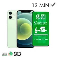 Película Cerâmica 9D de Última Geração para iPhone 12 MINI Flexível