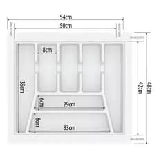 Porta Organizador Separador De Gaveta de Talheres Cozinha Divisor Utensílios Resistente LJ - 004