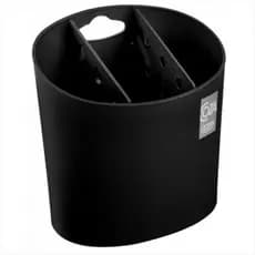 Porta Talheres Oval Escorredor Garfo Faca Colher Organizador