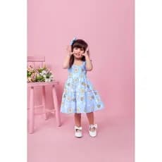 vestido infantil abelhinha moda de menina promoção