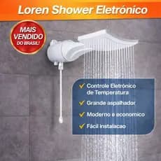 Chuveiro Ducha Eletrico Lorenzetti Eletrônico Loren Shower életrico 127/220 Original
