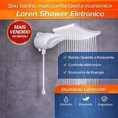 Lorenzetti Eletrônico Chuveiro Ducha Eletrico Loren Shower életrico 127/220 Original