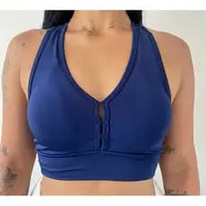 Top Academia Fitness com bojo | Top Fitness Suplex | Top Academia Decote V |  Moda Fitness