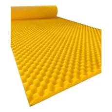 Pillow Top Solteiro Casca De Ovo Anti Stress Amarelo