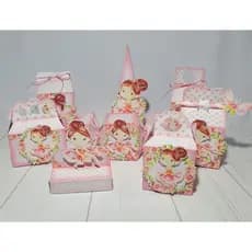 Kit 15 caixas Festa Bailarina e outros Lembrancinhas Personalizadas