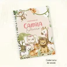 Caderneta de Saúde/Vacinação ATUALIZADA Capa Dura Personalizada do bebê e da criança VÁRIOS TEMAS Menino e Menina