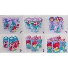 Kit 15 caixas Festa Ariel, A pequena sereia e outros Lembrancinhas Personalizadas