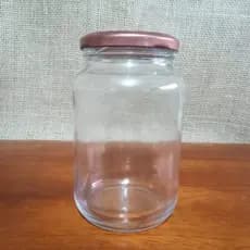 15 Potes de Vidro 600ml com Tampa Metálica