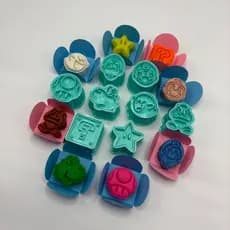 Ejetor De Brigadeiro Mario Bros Kit 8 Moldes Carimbo Doces Gourmet