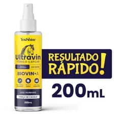 Tônico de Crescimento Acelerado Força de Cavalo Biovin-A Ultravin YouShine Spray 200ml