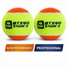 Kit 2 Bolas Beach Tennis BTX60 Alta Performance Profissional