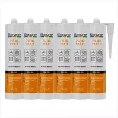 Pu40 Multi Selante P/ Marmore E Pedras Geral 400g Kit 6 Und Cinza