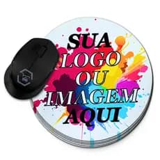 Kit 5 Mouse Pads Personalizados Com Sua Arte/foto - Mousepad