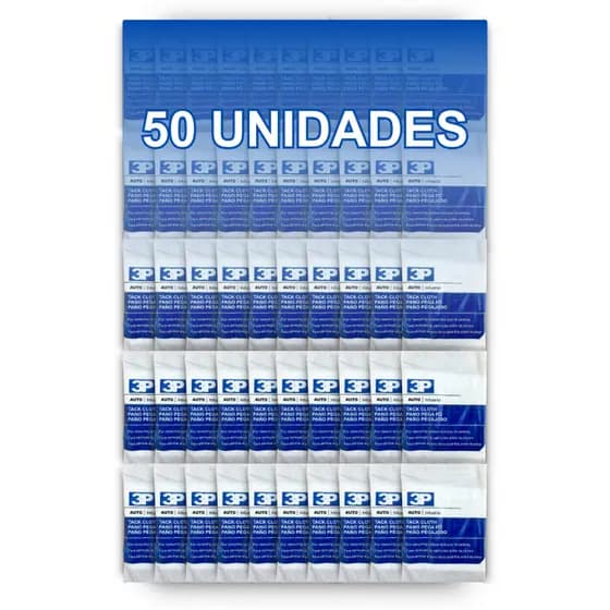 Kit 50 Pano Pega Pó Pega Poeira Pegajoso Limpeza Automotiva