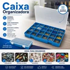 CAIXA ORGANIZADORA VALEPLAST AZUL