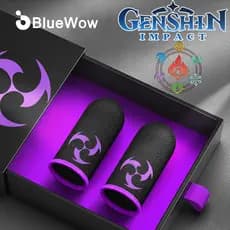 【Genshin】BlueWow Electro Professional Game Finger Sleeve Nano Fiber Breathable Sweatproof Gaming Thumb Luvas Finas Modelo Para Pubg