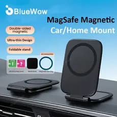 Suporte Magnético Para Telefone De Metal BlueWow-Dobrável Ultrafino , Montagem Em Mesa/Carro , Força Magnética Super Pod