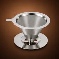 Filtro de Café Inox 304 Reutilizável e Ecológico– Coador de Café e Chá de Alta Qualidade, Atóxico, Durável