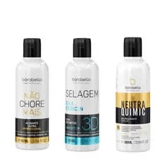 Borabella Selagem 90ml + Alisante 90ml + Neutraquimic 90ml