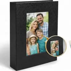 Álbum de fotos10x15  capa com Porta Retrato luxo para fotos de Casamento 15 anos Formatura Férias 200 fotos