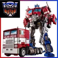 Transformer Optimus Prime Action Figure Boneco Robô vira Caminhão Brinquedo de Transformação Autobot Coleção Premium
