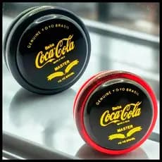 Ioiô Eixo Fixo Coca-Cola Yo-yo Master Retrô Profissional