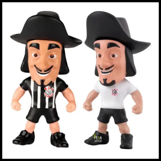 Boneco Mascote Futebol Time Corinthians Mosqueteiro Oficial Timão Gaviões