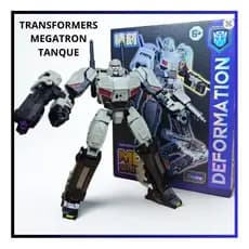 Transformer Megatron Tanque ou Optimus Prime ou Bumblebee - Action Figure Boneco Robô vira Veículo, Desenho Anime de TV