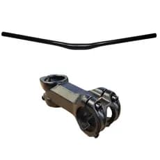 Kit Guidão Voador 700mm Mesa Aheadset 80mm 31.8 MTB Bike
