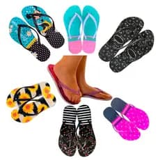 Kit 10 Chinelos Feminino Slim Rasteirinha Sandália  Moda Praia e Casual Confortável e Leve