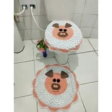 jogo de crochê porquinha