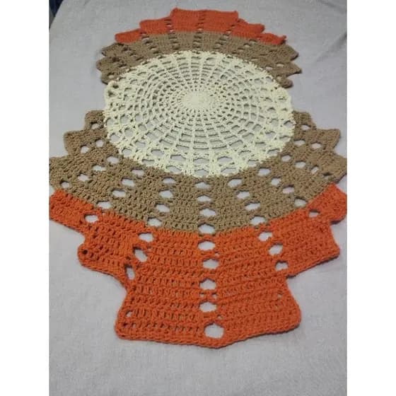Caminho de mesa croche