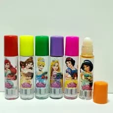 Brilho Labial Princesas Rollon Infantil Kit c/06 unidades