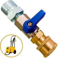 Kit Registro + Engate Rápido Para Lava Jato Wap 4100 Profissional