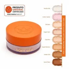 Pó Solto Mari Maria Soft Silk Textura Fina Aveludada – Alta Fixação | Efeito Matte | 100% Original