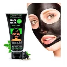 Máscara Preta Matto Verde Removedora de Cravos, Black Mask Skin Care Peel Off | Kit c/ 2,3 Unidades