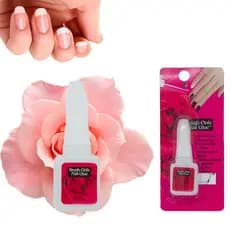 Cola para Unhas Postiças com Pincel Aplicador SQ-561 | Fixação Forte e Secagem Rápida