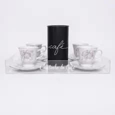 Bandeja Lisa ou Personalizada Acrílica Transparente Com 40 X 30 Acrílico 3mm Decorativo