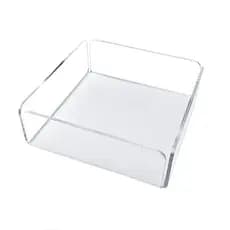 Bandeja Acrílica Transparente 3mm | Organizador Multiuso  | Vários Tamanhos | Decoração
