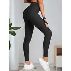 Calça Legging Suplex Básica Fitness Academia Feminina Cintura Alta Esporte