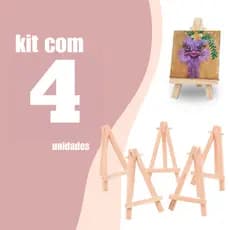 4 Mini Cavalete Suporte Para Foto Polaroide Tripé Flexível Resistente Casamento Festa Mesa Aniversário Decoração
