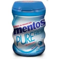 Goma de Mascar Mentos Pure Fresh Mentos Menta 56g - Casquinha Crocante e Refrescância Prolongada