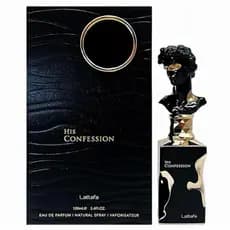 Perfume Masculino Lattafa His Confession Eau De Parfum 100ml - Intensidade e Sofisticação Versátil