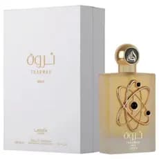 Perfume Lattafa Tharwah Gold 100ml - Doçura Duradoura com Acordes de Jasmim e Lavanda