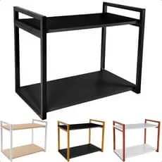 Suporte Prateleira Nicho Duplo Forno Elétrico Microondas Cozinha Temperos 20l 21l 23l 25l 27l Litros