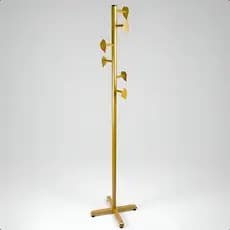 Cabideiro Chão Pé Piso Mancebo Metálico Porta Roupas Arara Vertical Design Moderno Resistente Luxo