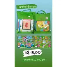 Tapete Infantil Atividades Bebe Protege Frio E Calor 1,20x90